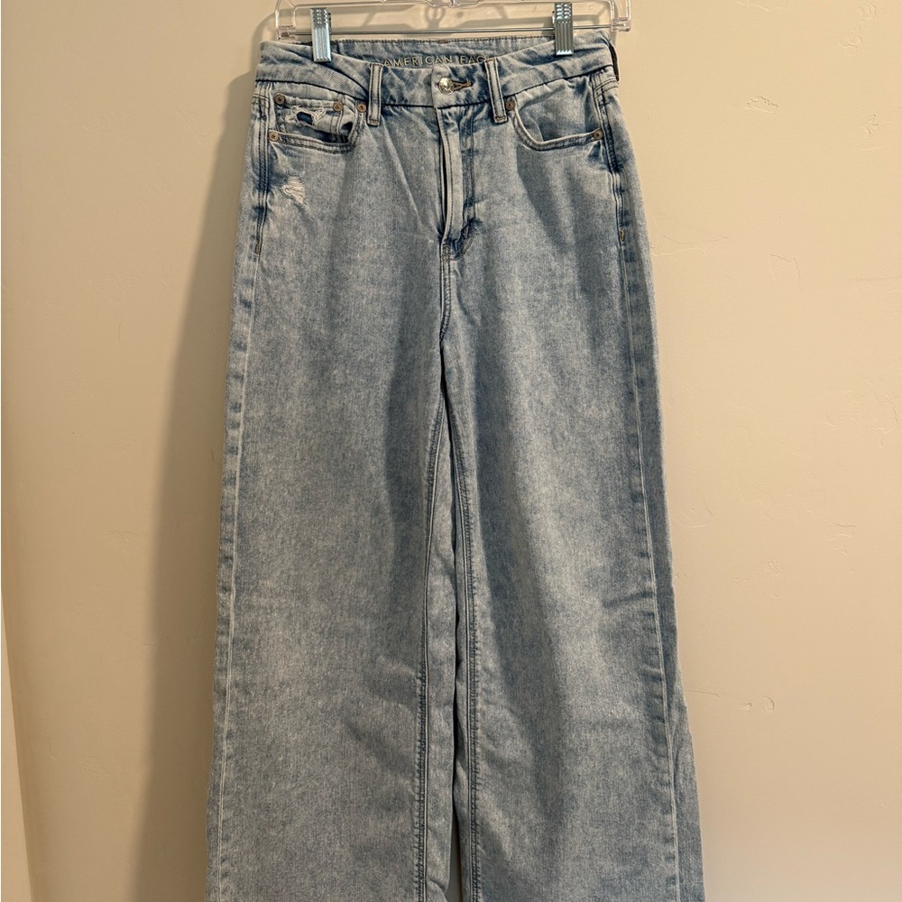 American Eagle Outfitters Light Blue Flare Jeans